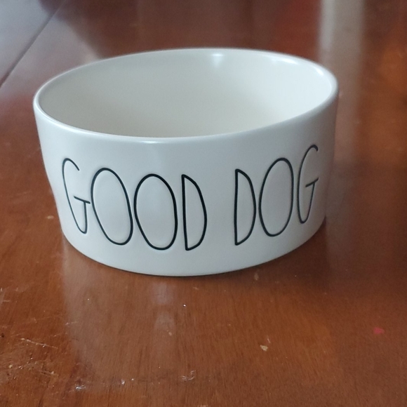Rae Dunn Other - Rae Dunn white dog bowl 'GOOD DOG"